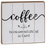Coffee, Adulting Is Hard Block, 2 asstd.