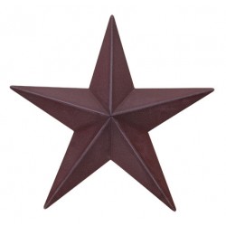 Burgundy Barn Star, 48"